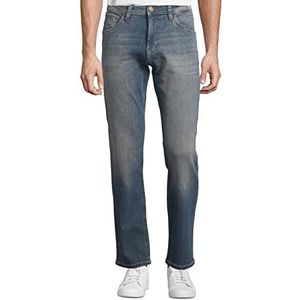 TOM TAILOR Uomini Marvin Straight Jeans 1032026, 10145 - Bleached Blue Denim Tint, 32W / 30L