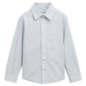 TOM TAILOR Kinderhemd voor jongens, 38359 - lichtblauw wit streep, 92-98