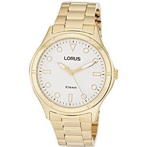 Lorus Vrouw Womens analoge Quartz horloge met roestvrij staal vergulde armband RG248VX9, Goud, RG248VX9