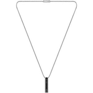 BOSS Sieraden Heren SARKIS B Collection Hanger met ketting Roestvrij staal - 1580365, Eén maat, Roestvrij staal, Geen edelsteen