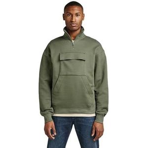 G-STAR RAW Heren Double Pocket Los Sweatshirt Sweats, groen (Lt Hunter D22013-c988-8165), S