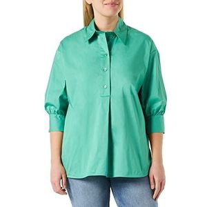 Seidensticker Dames Regular Fit driekwart mouw Blouse, Groen, 46, groen, 46