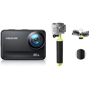WOLFANG Actie Camera GA400 4K60FPS & Set van Zwemmende Handgreep