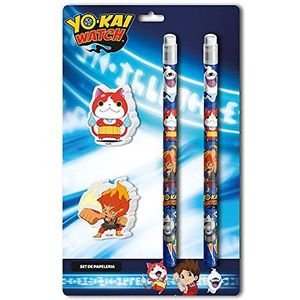 Yo-Kai Watch - 0 schrijfwarenset 4-delig, 0 (CYP Imports GS-411-YK)