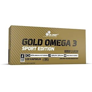 Olimp gold omega 3 sport edition - 120 capsules - voedingssupplementen met vetzuren en vitamine e