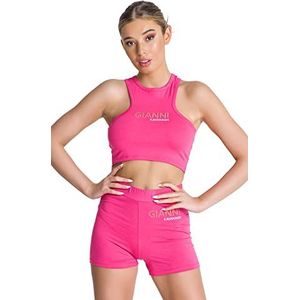 Gianni Kavanagh Pink Gianni Crop Top T-shirt voor dames, yellow, XL