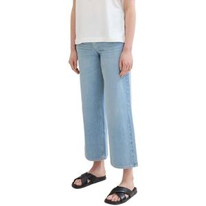 TOM TAILOR Culotte jeans voor dames, 10151 - Light Stone Bright Blue Denim, 31W x 28L