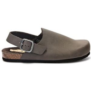 Scholl Jackie Clog, damespantoffels, 35 EU, Grijs, 35 EU