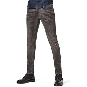 G-Star Raw heren Jeans 3301 Skinny,faded black magneet,40W / 38L