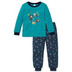 Schiesser Jolly Leroy KN pyjama lange pyjama voor kinderen en jongeren - - 2 anni (92 cm)