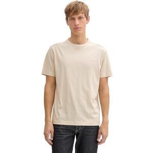 TOM TAILOR T-shirt voor heren, 10336 - Light Cashew Beige, M