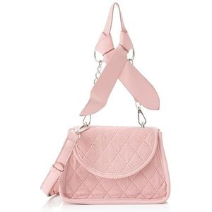 LIBBI Mini-tas voor dames, handtas met schouderriem, roze, Eén Maat
