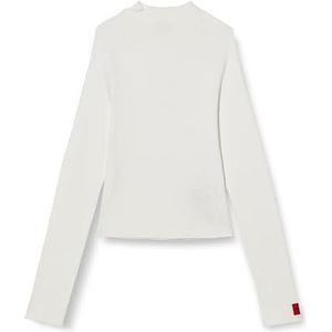 HUGO Sanduz gebreide sweater voor dames, Natural102, L