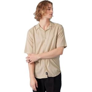 ONLY & SONS Heren Onssven Life Ss Reg Viscose Shirt, Zilvervoering., XS