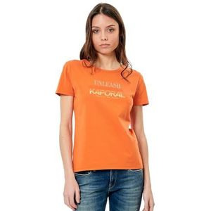 Kaporal Lorie T-shirt voor dames, Oranje, M