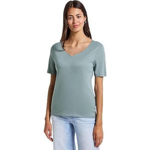 STREET ONE - T-shirt - Arona blue - Hartvormige Halslijn