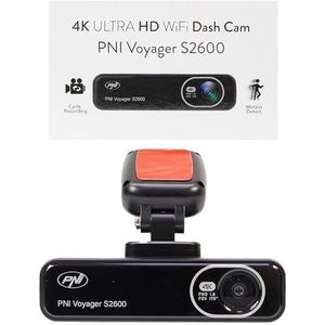 PNI Voyager S2600 - Autocamera - 4K Ultra HD - WiFi - GPS - Parkeerbewakingsfunctie - G-sensor
