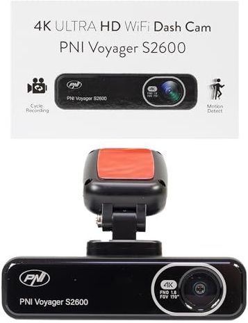 PNI Voyager S2600 - Autocamera - 4K Ultra HD - WiFi - GPS - Parkeerbewakingsfunctie - G-sensor