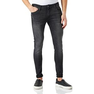 JACK & JONES Heren Jeans, zwart denim, 29W x 30L