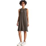 Street One - Mouwloze Jurk - Bruin