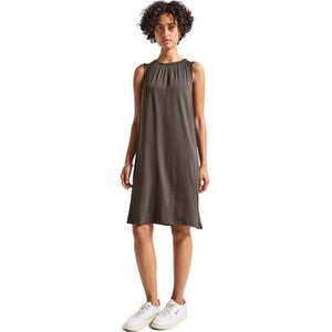 Street One - Mouwloze Jurk - Bruin