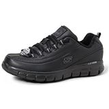 Skechers - Work Sure Track Trickel - Sneakers - Zwart - Met Memory Foam Binnenzool