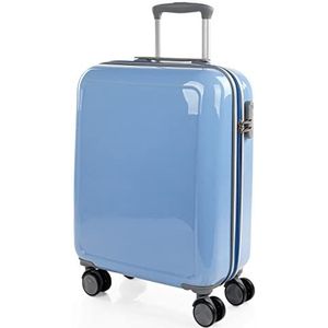 ITACA - Reiskoffers - Blauw - Lichtgewicht - Inclusief Toilettas