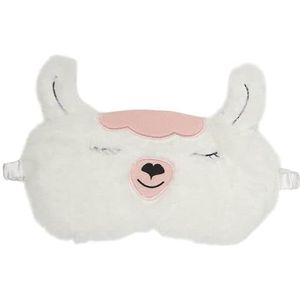 Draeger Paris Nachtmasker, slaapmasker Lama, gewichtveer, ultrazacht van kunstbont