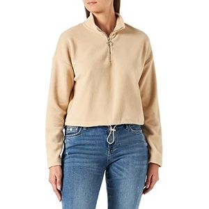 Noisy may NMMISSER L/S Cropped New Fleece NOOS pullover, Ierse Cream, S