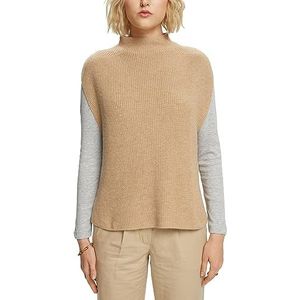 ESPRIT dames pullunder, 289/zand 5, XL