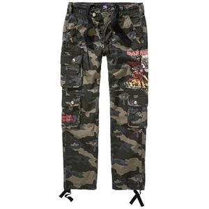 Brandit Iron Maiden Pure Vintage Slim Pants NOTB, kleur: darkcamo, maat: L, camouflage (dark camo), L