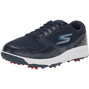 Skechers Torque Sport Fairway Relaxed Fit stekels golfschoen voor heren, marineblauw., 40 EU