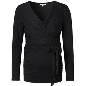 Noppies Vrouwen Top Pisto Nursing T-shirt met lange mouwen, Grijs Melange - P806, S