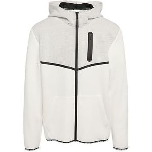s.Oliver Sportieve jas in stofmix met hoodie, wit, M