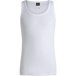 BOSS Originele tanktop, wit 100, XS voor heren