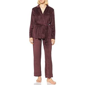 Emporio Armani Underwear Shiny Fluwelen jas en broek voor dames.