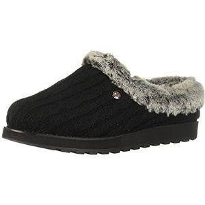 Skechers Dames Keepsakes - Ice Angel slippers, zwart-grijs, 35 EU