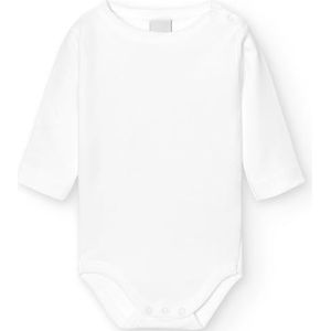 BABIDU Babybody met korte mouwen, 100% katoen, schouderopening met automatische sluitingen, babybody van zachte stof, ideaal voor pasgeborenen, eerste kleding voor baby's en meisjes, uniseks