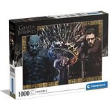 Clementoni - 39652 - Game of Thrones puzzel - 1000 stukjes - Made in Italy, puzzels voor volwassenen, 1000 stukjes, tv-serie, beroemde filmpuzzel, plezier voor volwassenen, meerkleurig