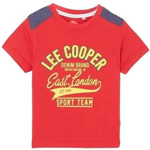 Lee Cooper GLC0125 TMC T-shirt, 4 jaar, jongens, rood, Rood, 4 Jaren