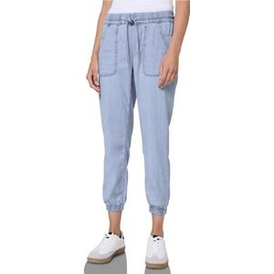 Street One Studio Dames Jogg jeans in casual pasvorm in Blauw, in size: 24