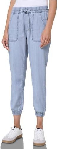 Street One Studio Dames Jogg jeans in casual pasvorm in Blauw, in size: 24