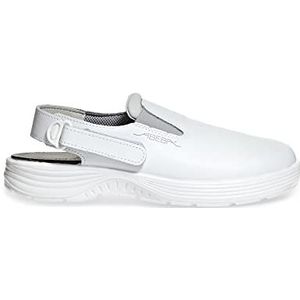 Abeba Clog 711130 - X-Light glad leer wit