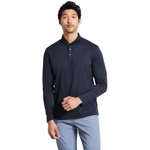 bugatti Herenpolo 1:1 mouw, Marine-390, L