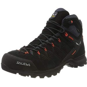 Salewa Heren MS Alp Mate Mid WP Wandelschoenen, Black Out/Fluo Orange, 43 EU