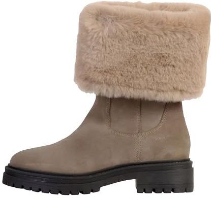 Geox - Iridea - Dameslaarzen - Zwart - Leer