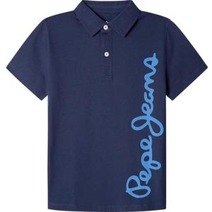 Pepe Jeans Waldo polo voor jongens, blauw (NAVY), 4, Blauw (marine), 4 jaar