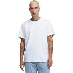 Build Your Brand Mannelijk T-shirt zonder kraag, wit, XXL, wit, XXL