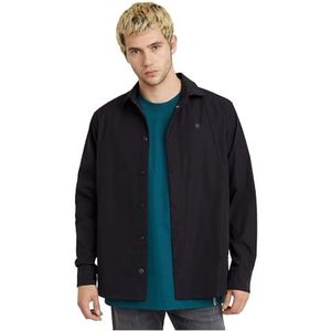 Tech Relaxed shirt met lange mouwen, Zwart (Dk Black D25192-d517-6484), M