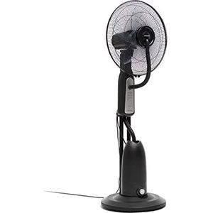Nebuliser Pedestal Fan with Remote Control InnovaGoods Mistinn Black 90 W 2,8 L